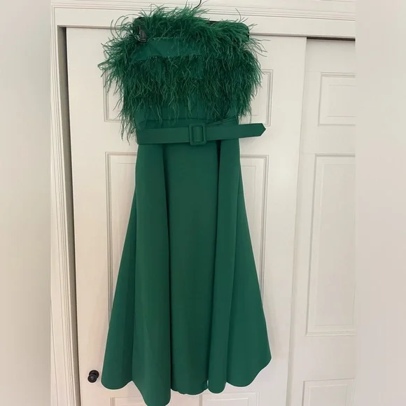 slim fit dress slacks Amarra 88913 Size 14 Emerald Prom Dress Lace Corset Ballgown – Glass  Slipper Formals main image 0
